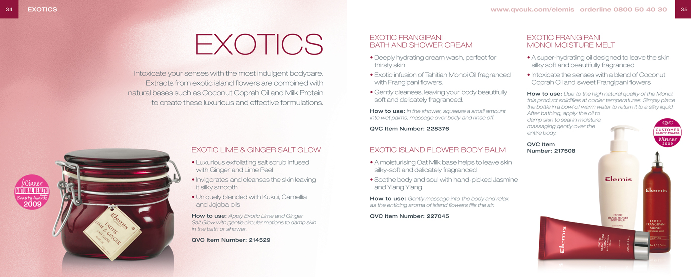 Elemis - Prodcut Brochure