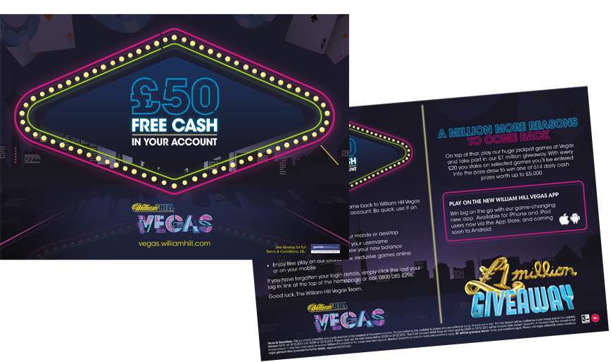 William Hill - Vegas Direct Mail