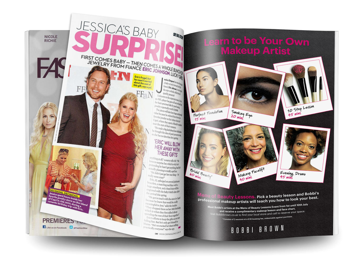 Bobbi Brown - Beauty Lessons Press Advertising