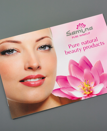 Samina Pure Makeup - Brochure Cover