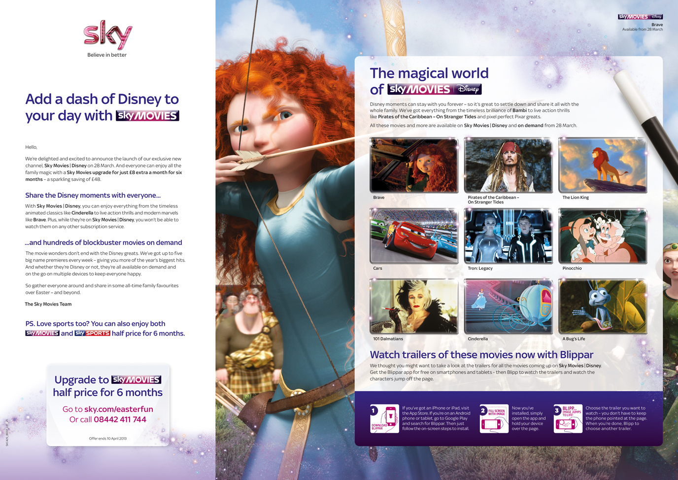 Sky Movies - Disney Promotion